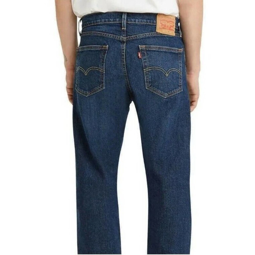 Levi's 505 ~Men's Size 38×30~ Blue Denim Tapered Leg Jeans Cotton.